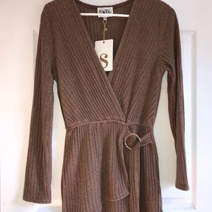 Sabo Skirt Brown Knit Dress